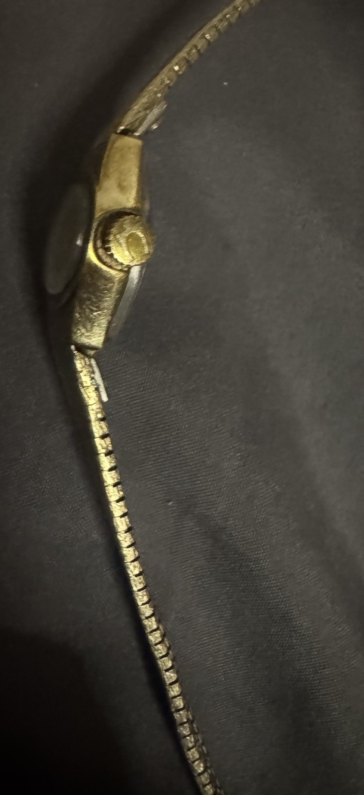 Vintage 10k RGP Waltham Ladies Gold watch elegant hidden Fold clasp rare find