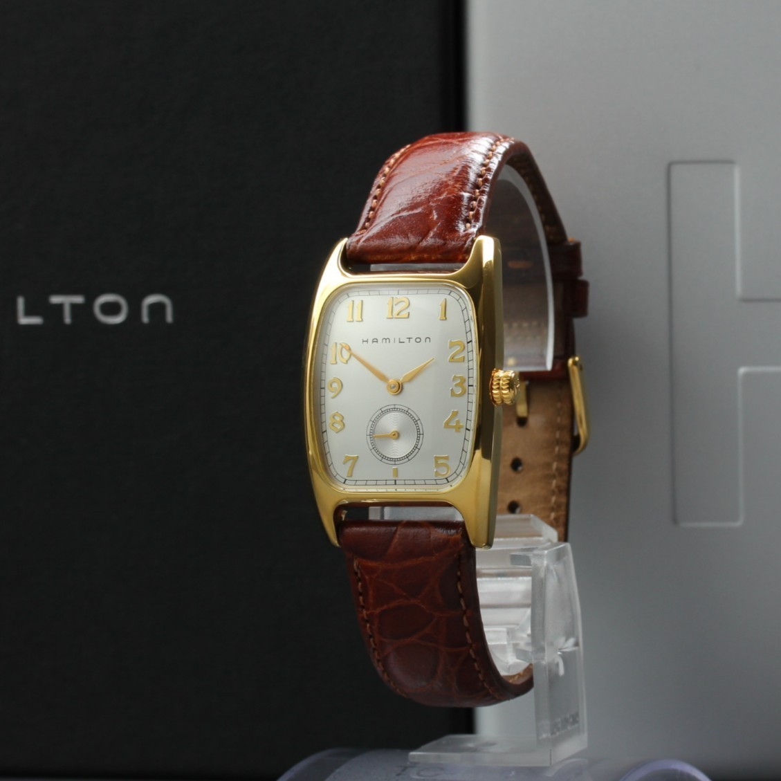 Hamilton American Classic Boulton H13431553 Men’s Qz Watch [Box & Paper] U791