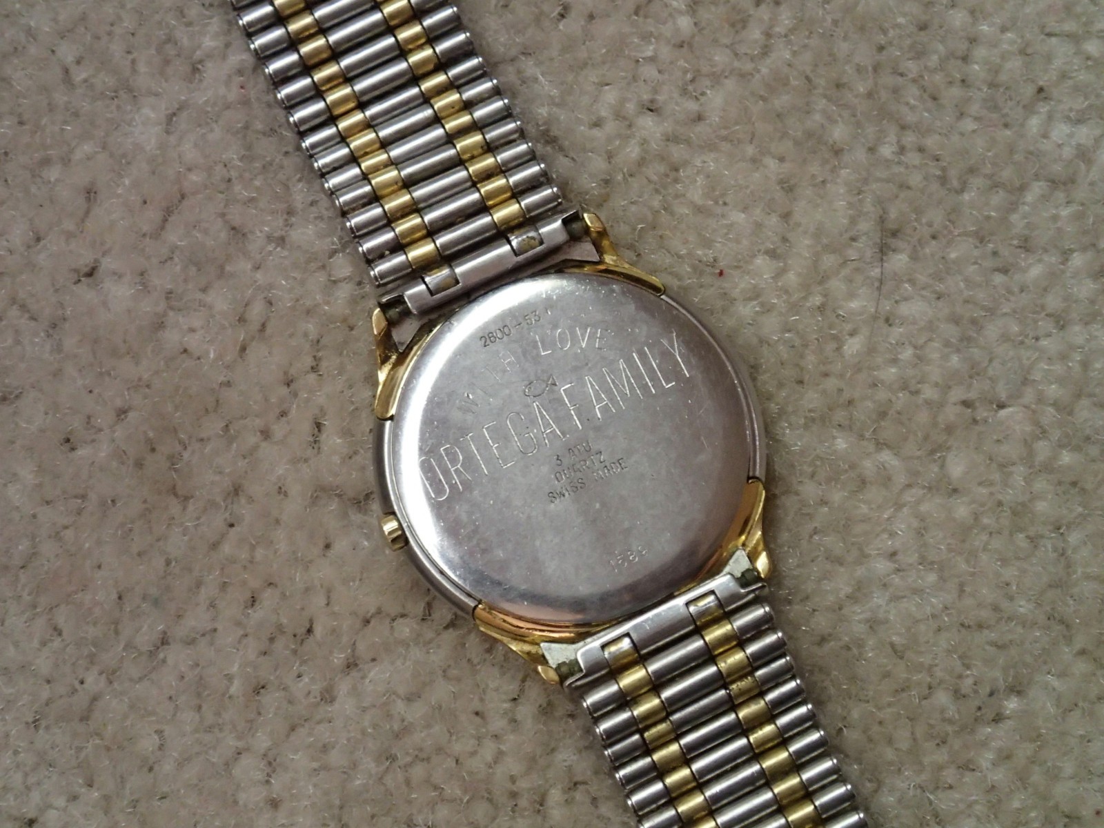 Favre Leuba Vintage Harpoon Quartz Watch Swiss Estate Item Not Working Project