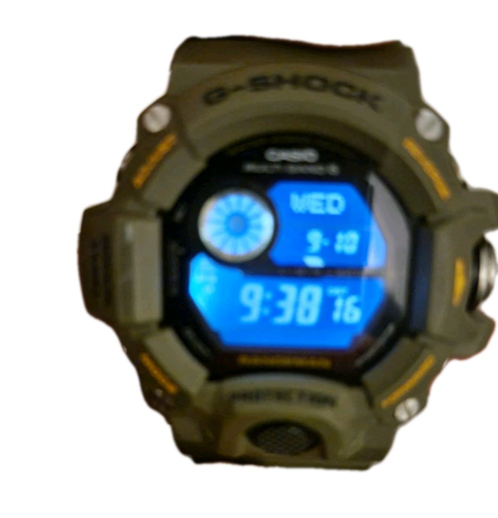 Casio G-Shock GW-9400-3 Rangeman Green Triple Sensor Tough Solar Multiband 6