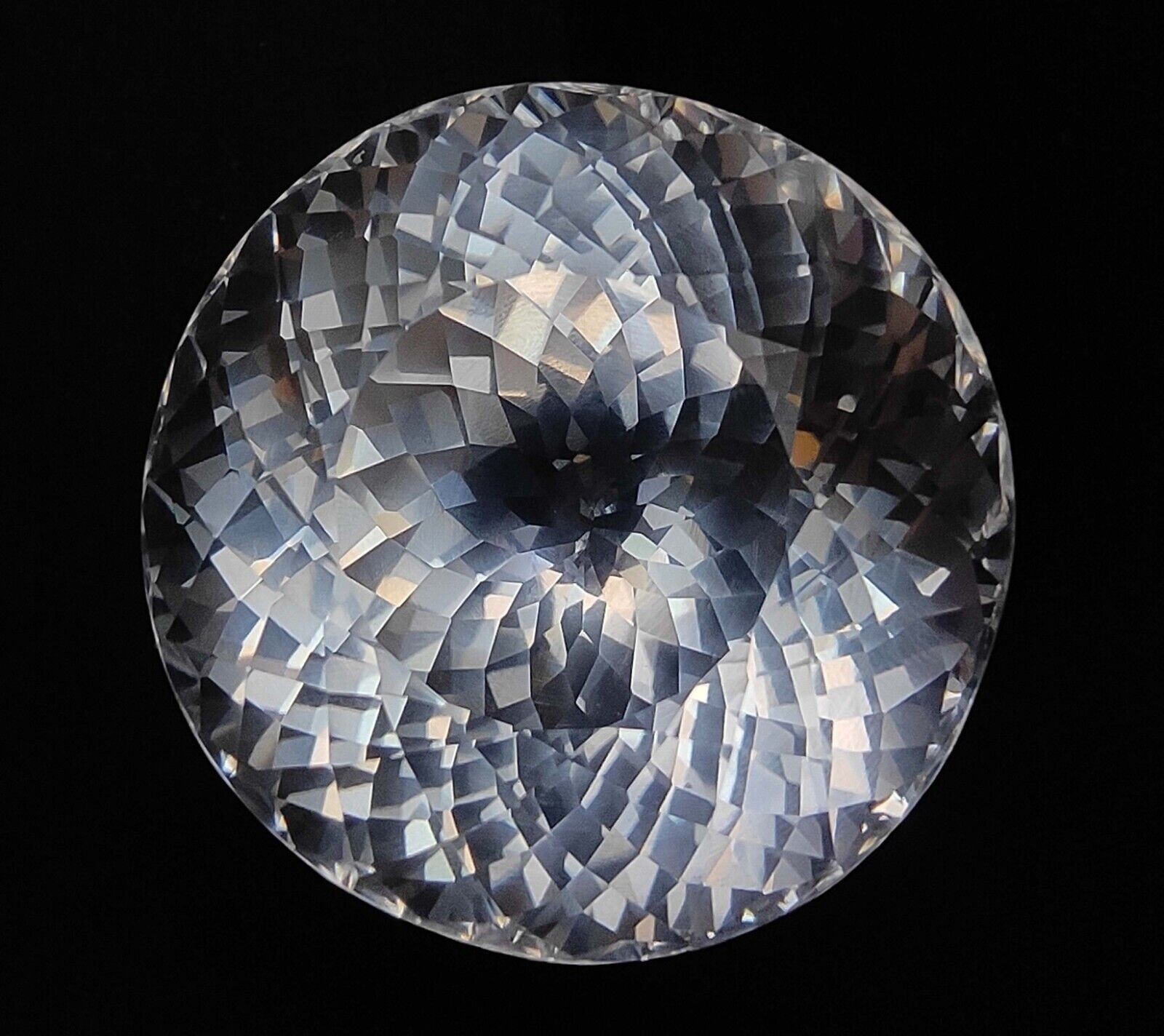 Natural 600+Ct White Montana Sapphire Round Cut FLAWLESS Certified LooseGemstone