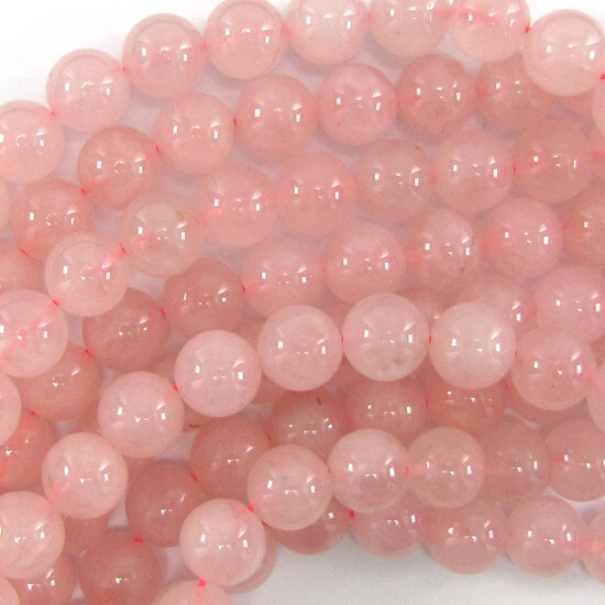 Pink Rose Quartz Round Beads Gemstone 15″ Strand 4mm 6mm 8mm 10mm 12mm