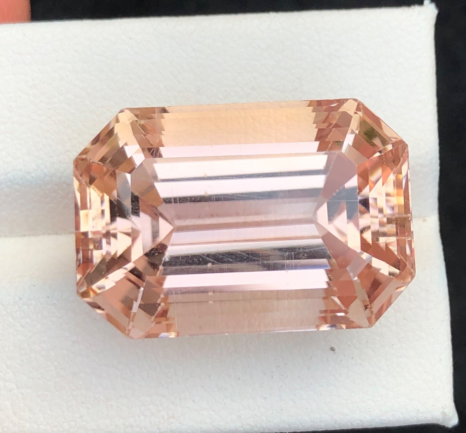 50 Carat Natural Cut Top Quality Peach Kunzite, loose Gemstone from Afghanistan