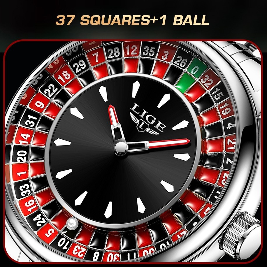 Watches for Men Stainless Steel Quartz Business Luxury Analog Male Wristwatch