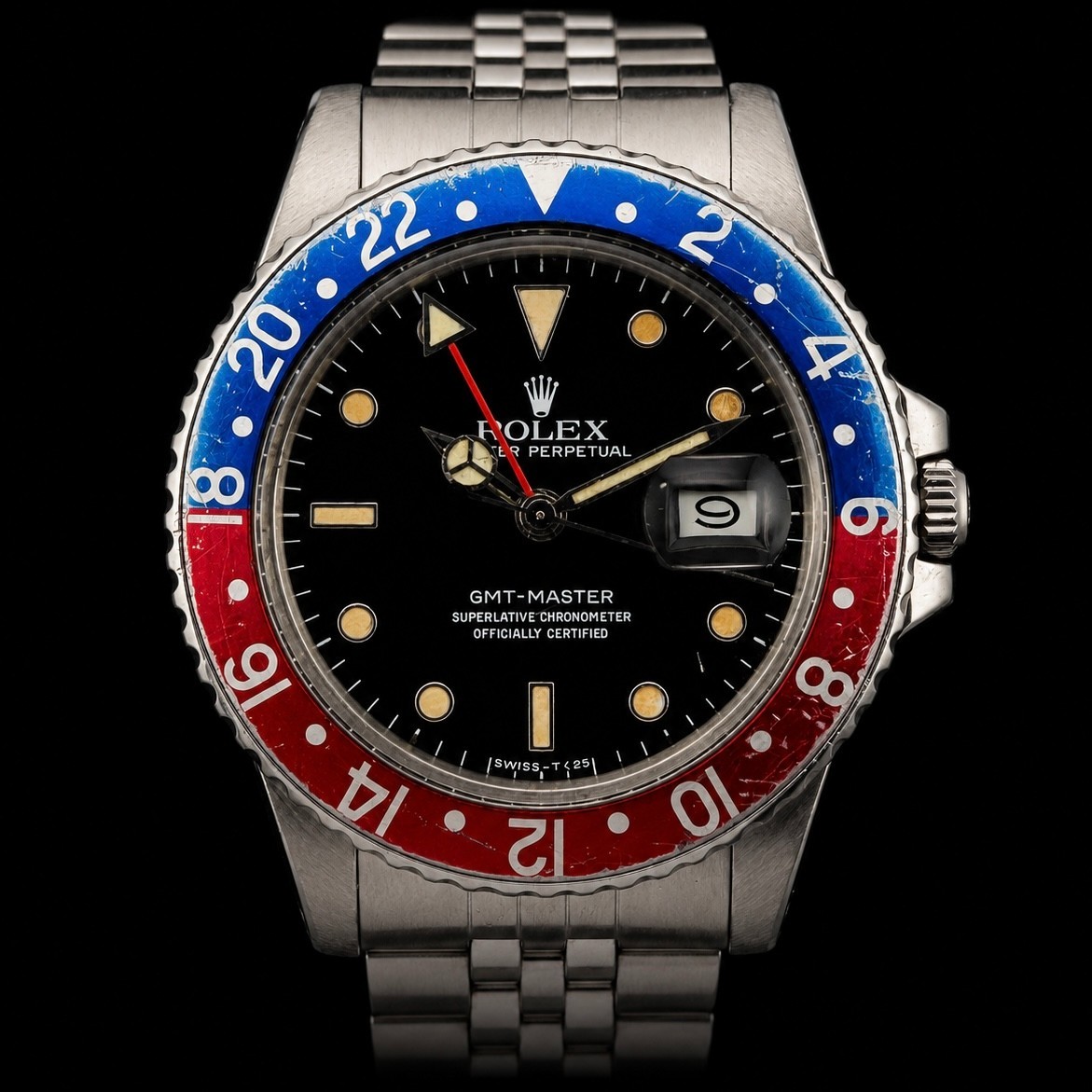 ROLEX GMT-MASTER “PEPSI” 16750 JUBILEE 40MM 8.2M SERIAL 1984