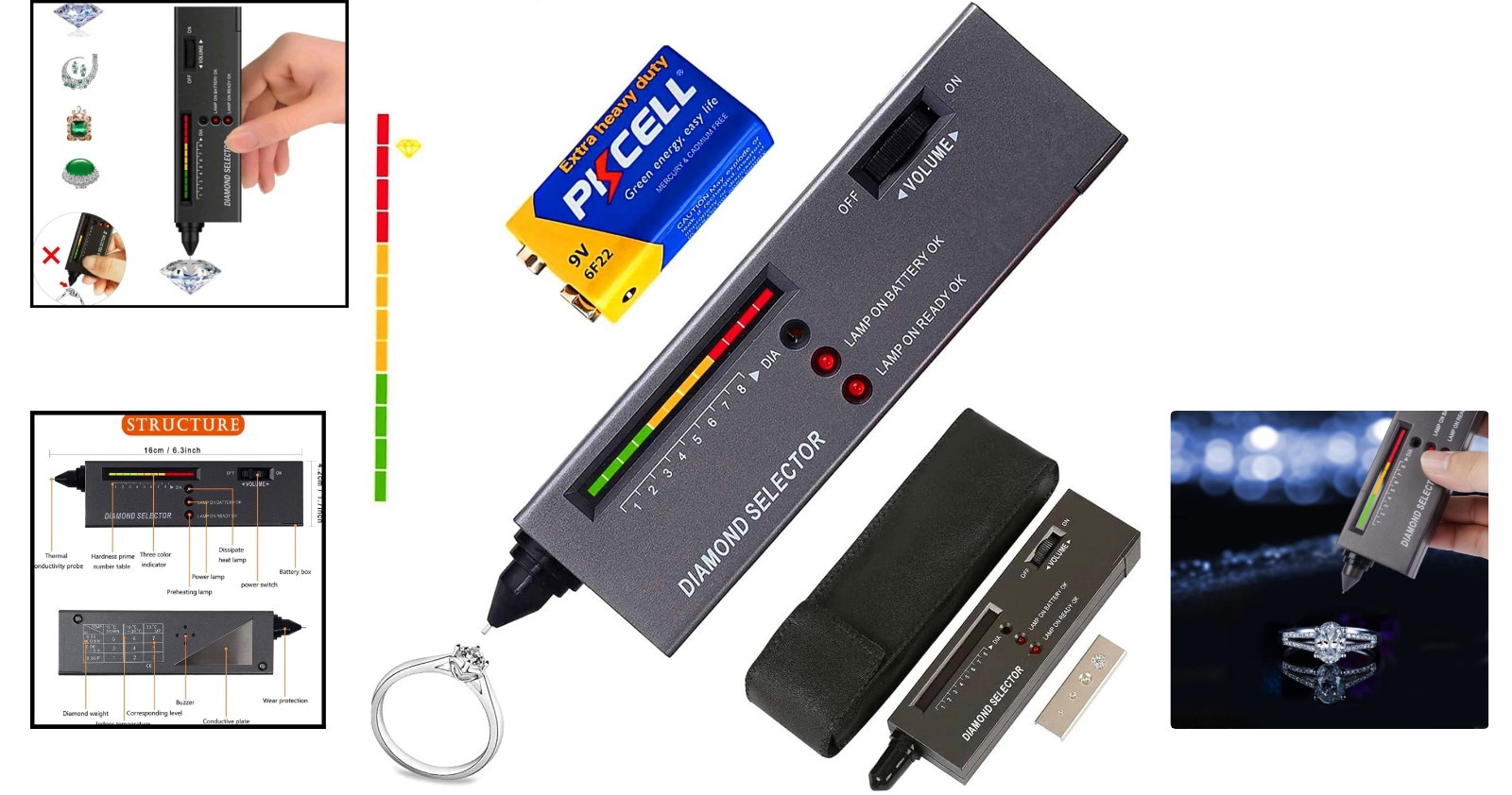 Accurate Gem Tester for Diamonds and Simulants – Operational Guide Included