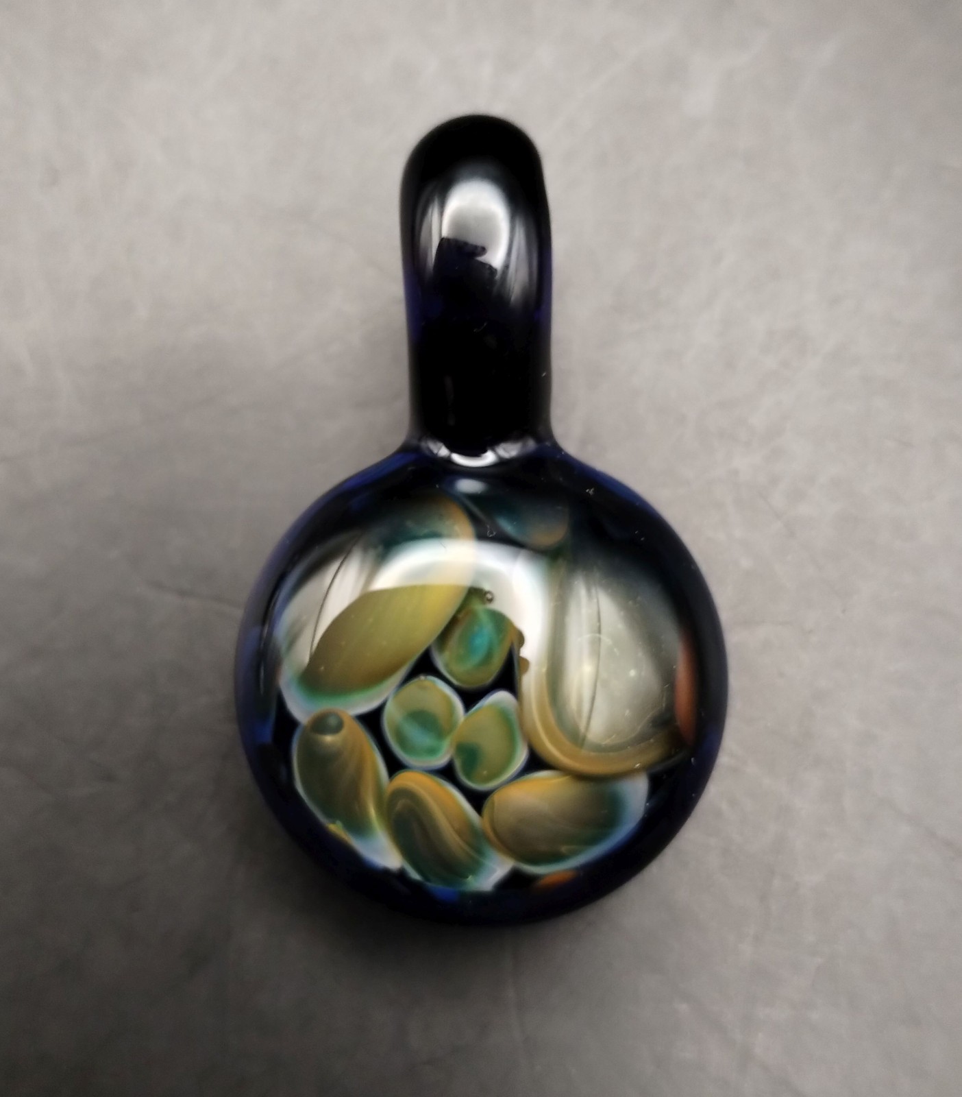 Mysterious Entity Glass Pendant – (Subconscious Design) Handmade in USA