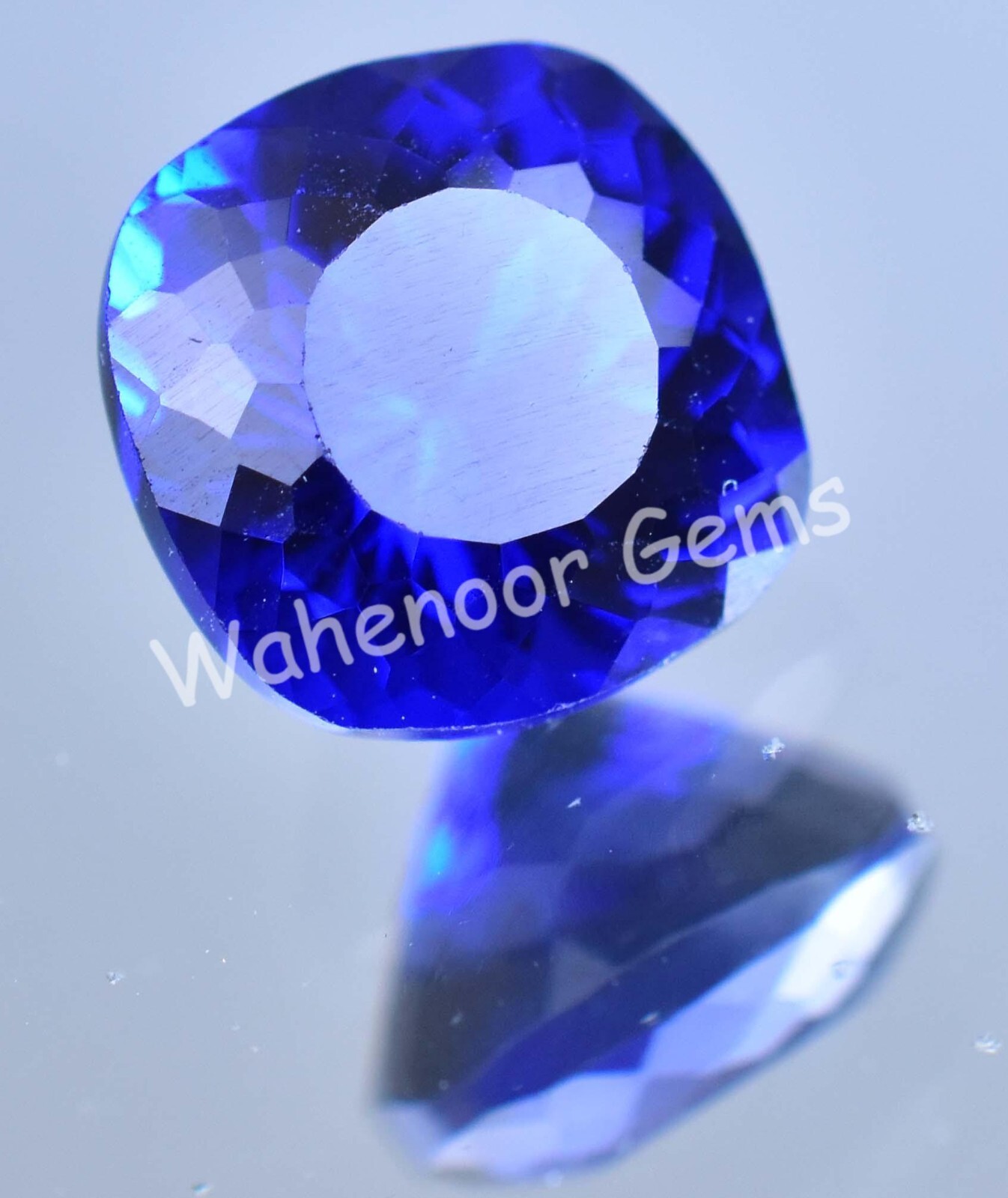 AAA+ 7.00 Ct Natural Arkansas Blue Benitoite Certified Rare Loose Gemstone