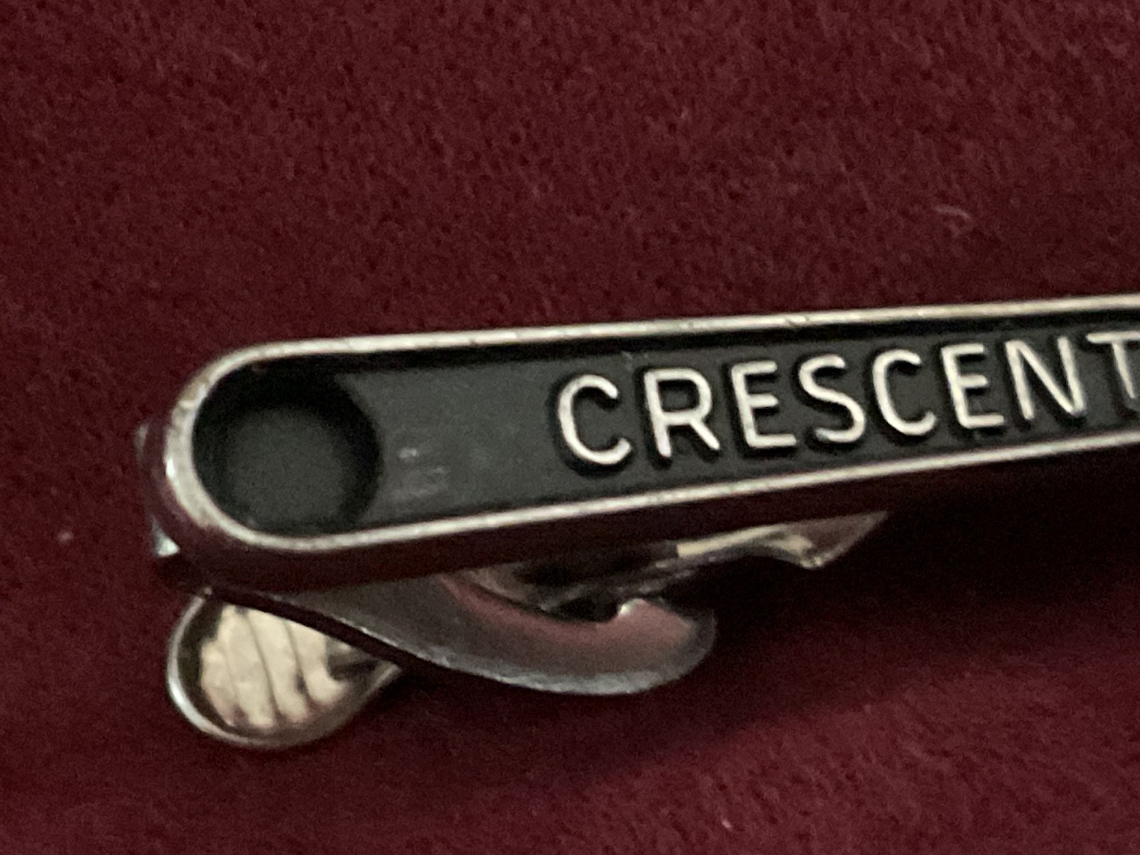 Vintage Kinney Co. Miniature Crescent Adjustable Wrench Tie Clip Clasp