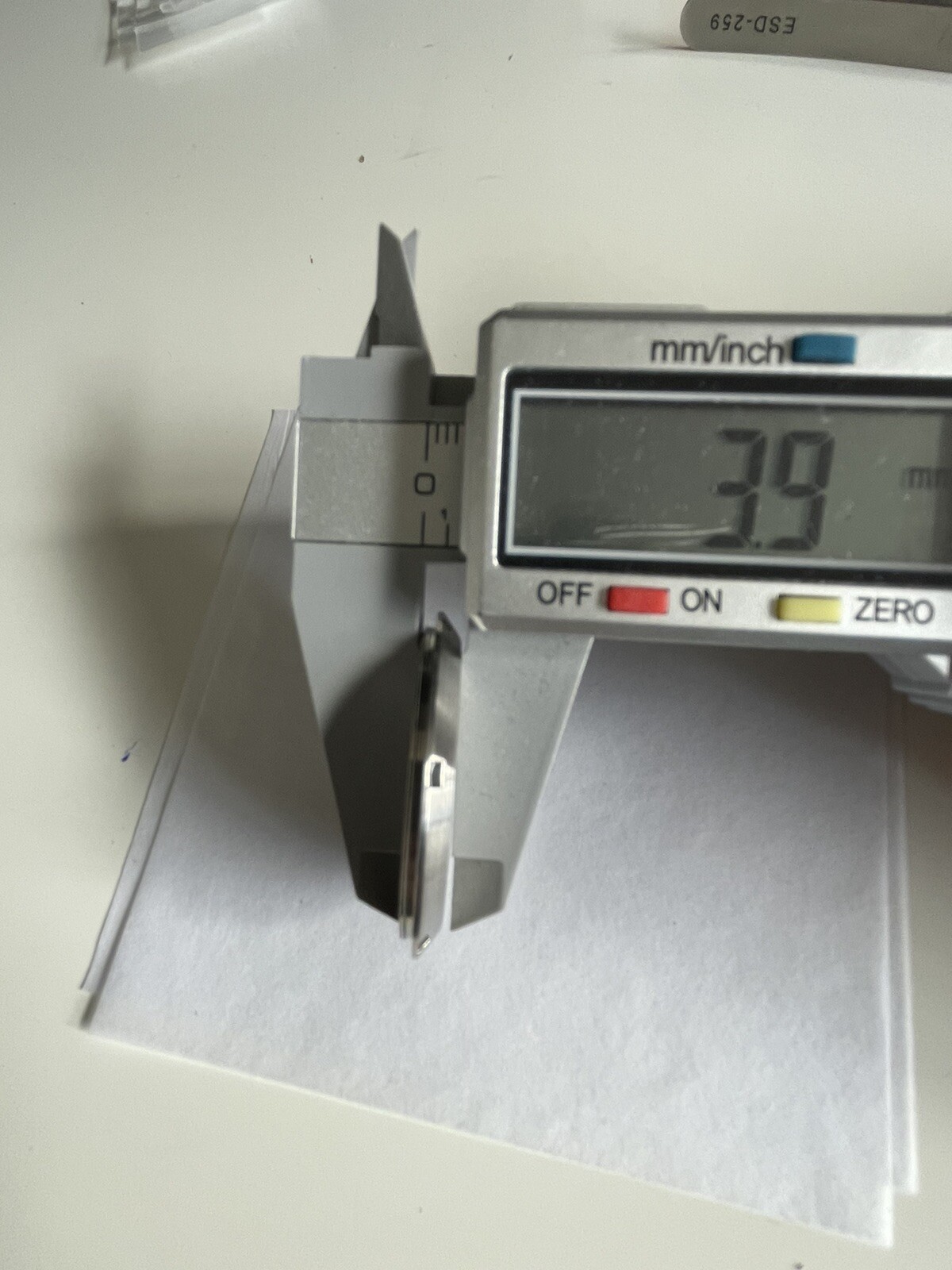 Tandorio Pilot Case Back. NH35. Brushed Stainless Steel. Watch Mod Part.