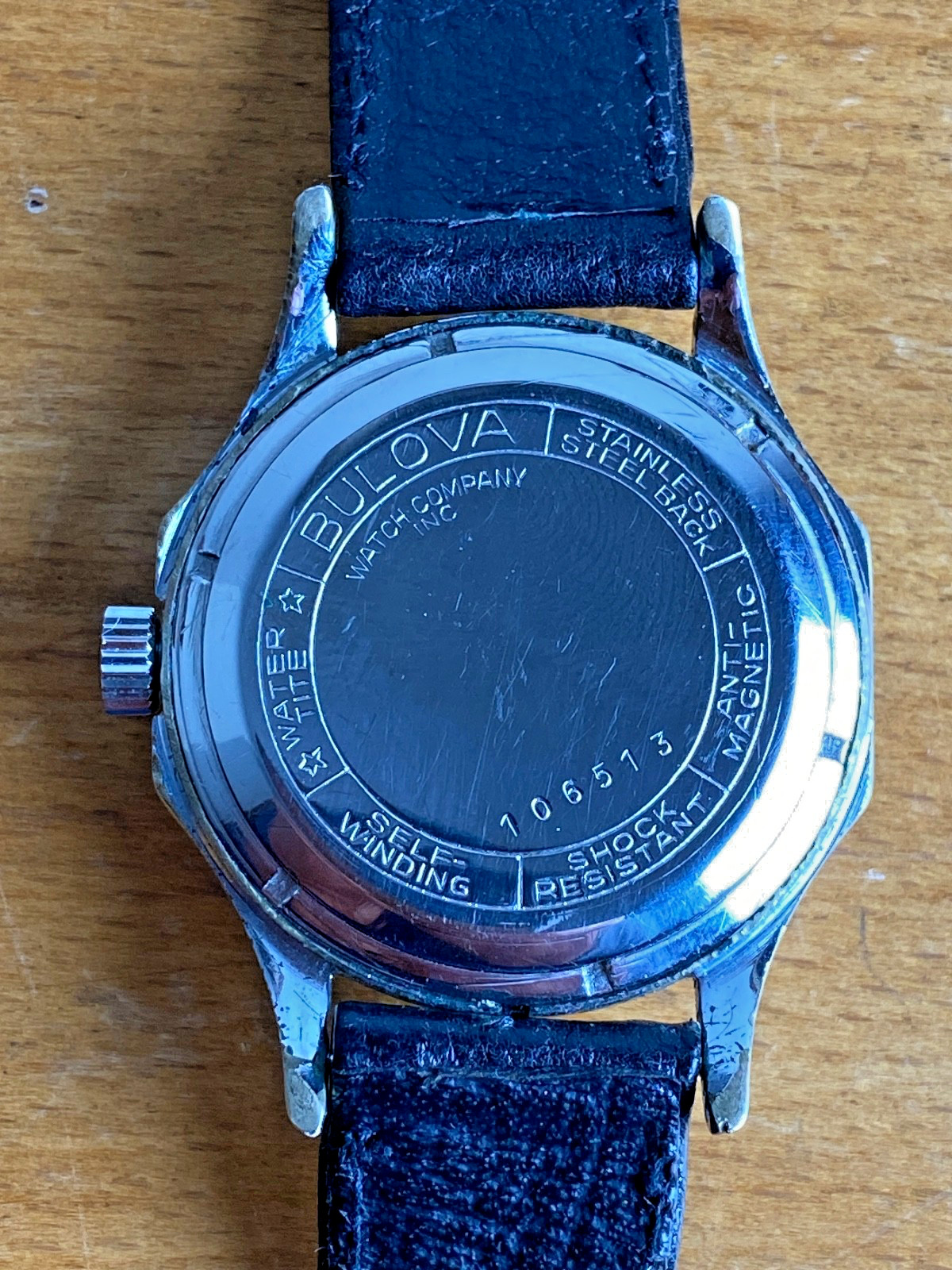 BULOVA SABRE JET Mid-20th Century 1954 Men’s Vintage Auto Self Winding Watch