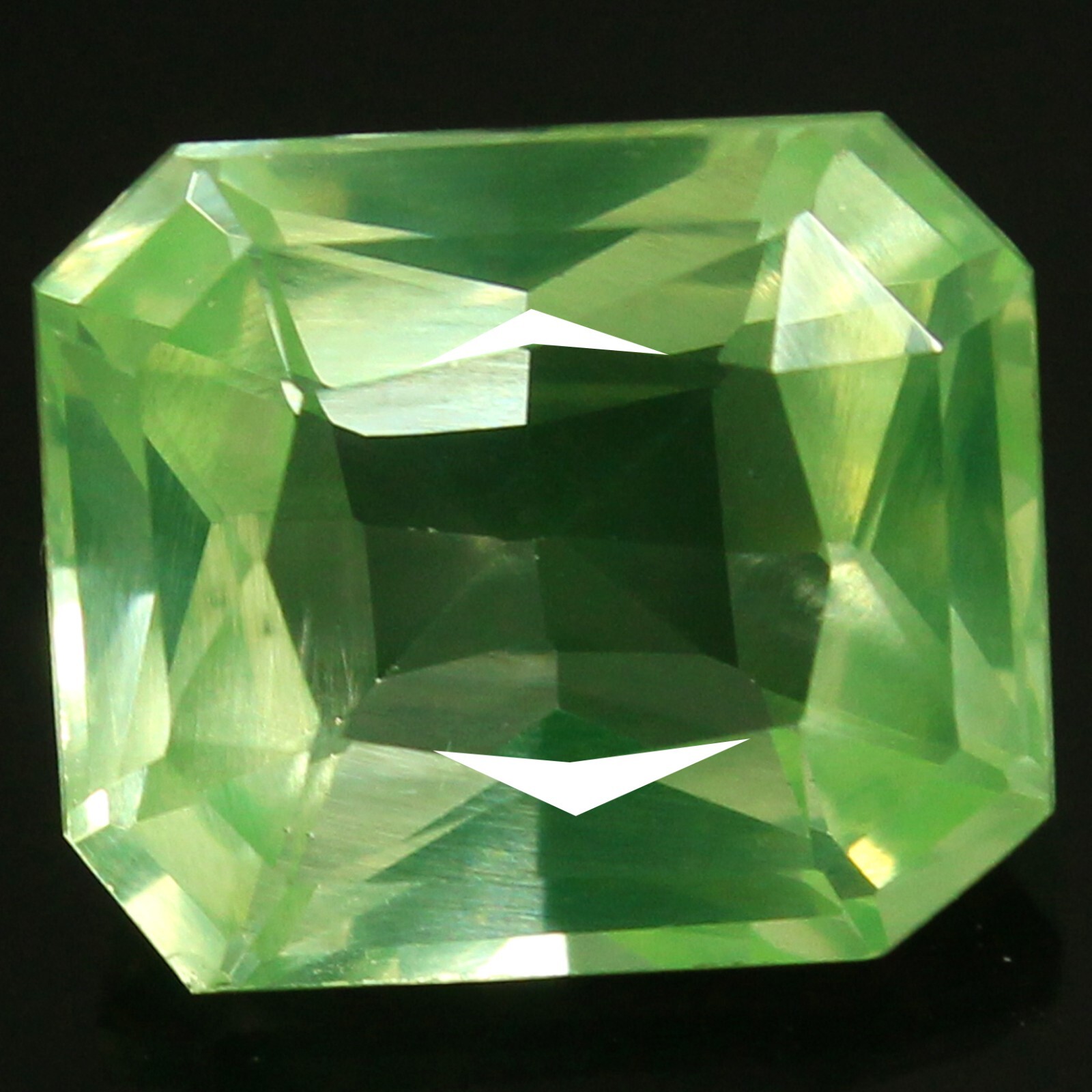 Natural 12.30 Ct Certified Tanzania Yellow Tanzanite 14×12 MM Emerald Gemstone