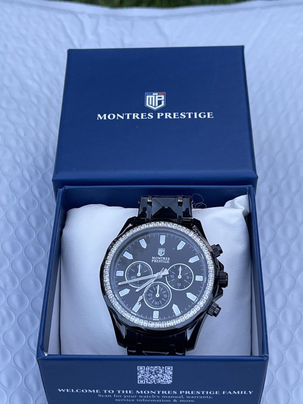 Montres Prestige Montres Prestige Men’s Watch – 44.5mm, Black (MPW-0362) new