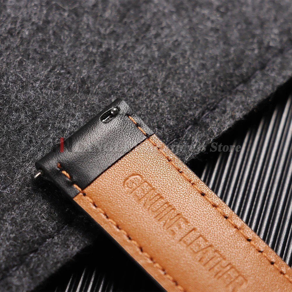Grain Calfskin Leather Watch Strap 18mm 20mm 22mm 24mm for Men