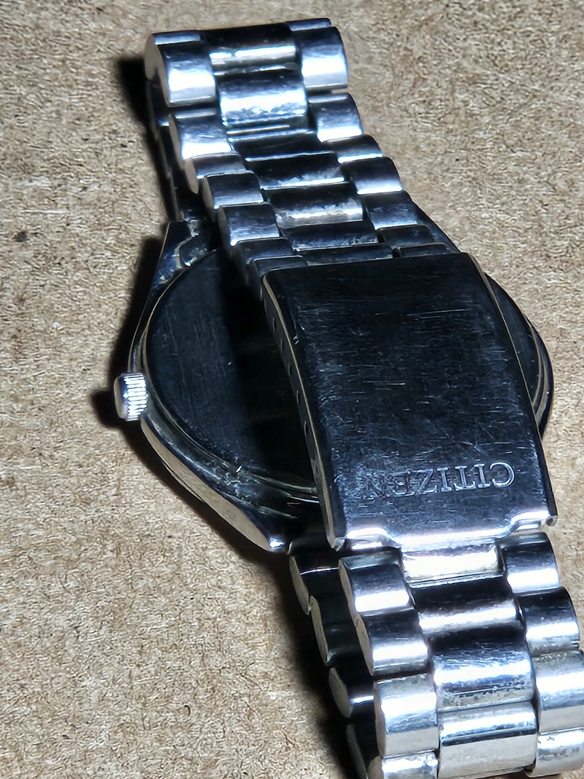 30 YEAR SAPPHIRE SHIELD CITIZEN Quartz Railroad Approved Men’s Wristwatch Works!