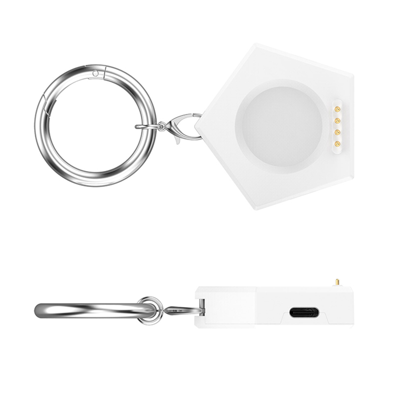 Black/White Portable Wireless Charging Base for OPPO Watch3/Watch3 Pro/Watch SE