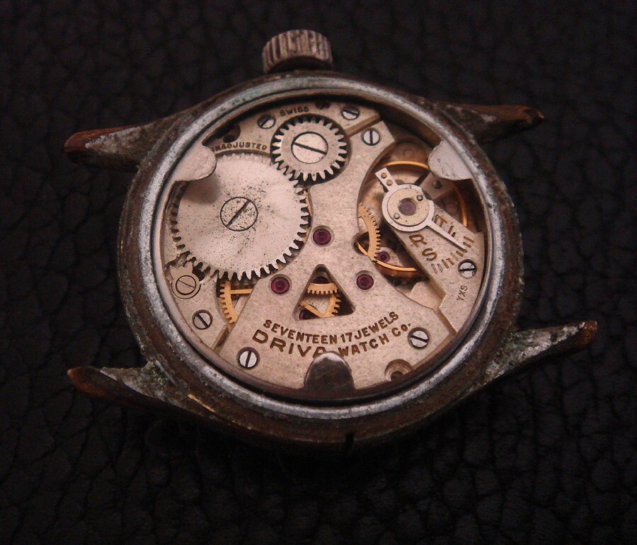 Men’s Retro Estate Vintage Driva Dress Wristwatch – RUNNING