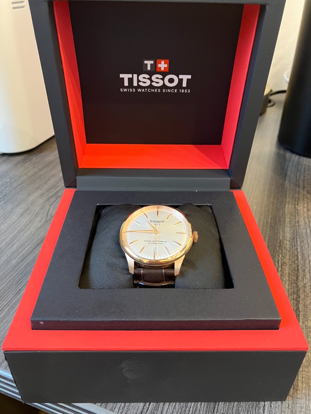 Tissot Chemin Des Tourelles Powermatic 80 39mm Brown Leather T139.807.36.031.00