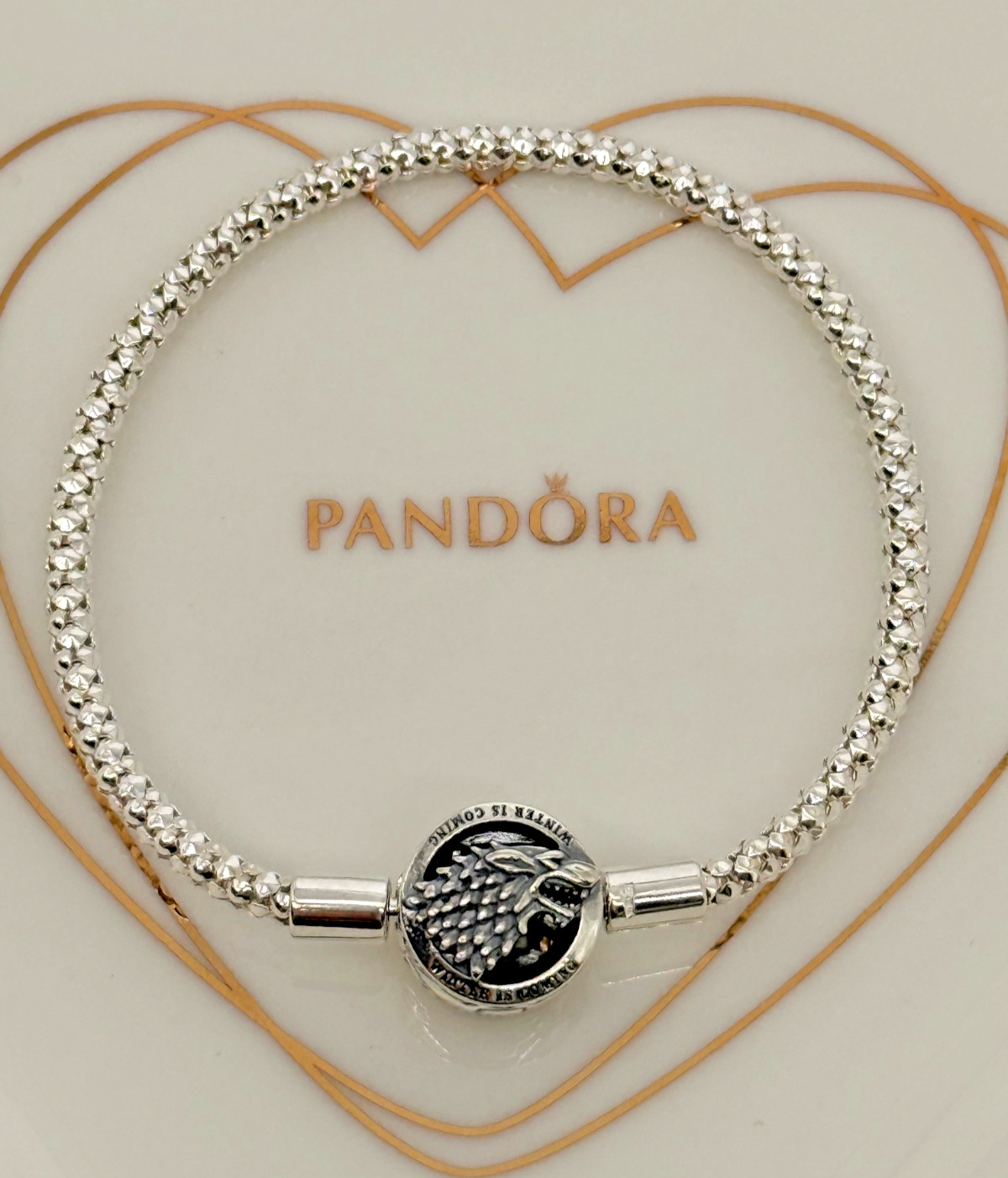 New Pandora x Game of Thrones Moments Studded Chain Bracelet 562964C00-16cm