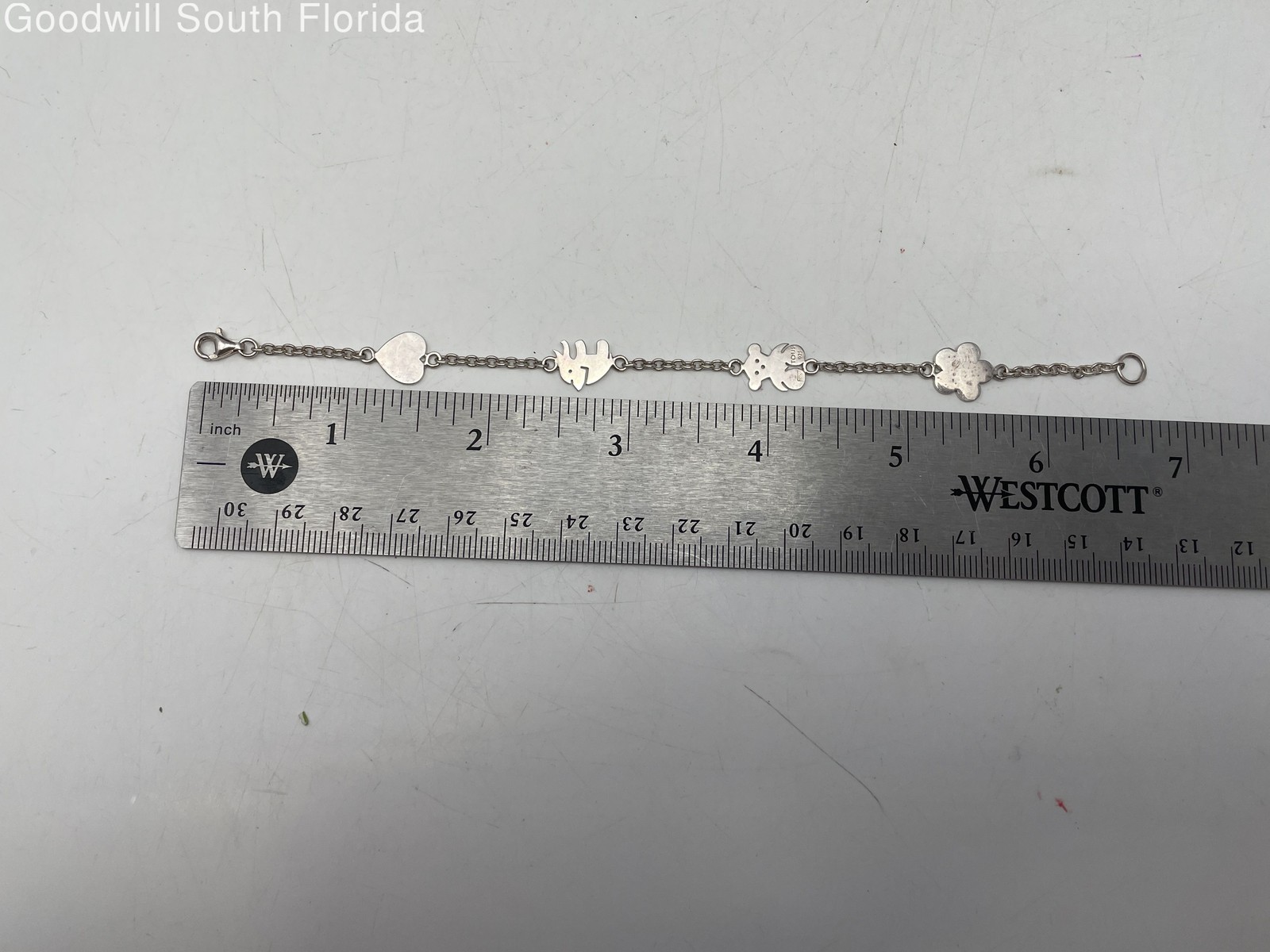 Tous Women’s Silver Stamped Bracelet Weight 4.3g