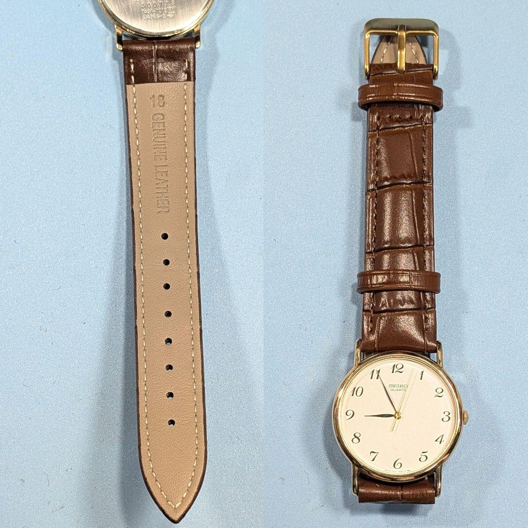 SEIKO Quartz Men’s Petite Vintage Watch, Battery and Strap Replaced, Working