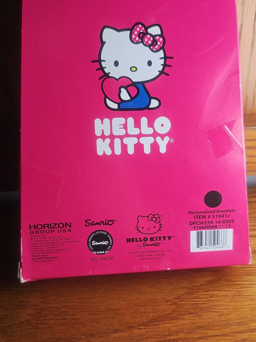HELLO KITTY Designer Shoelace Bracelets Beads Create Your Own Sanrio 2014 NEW B1