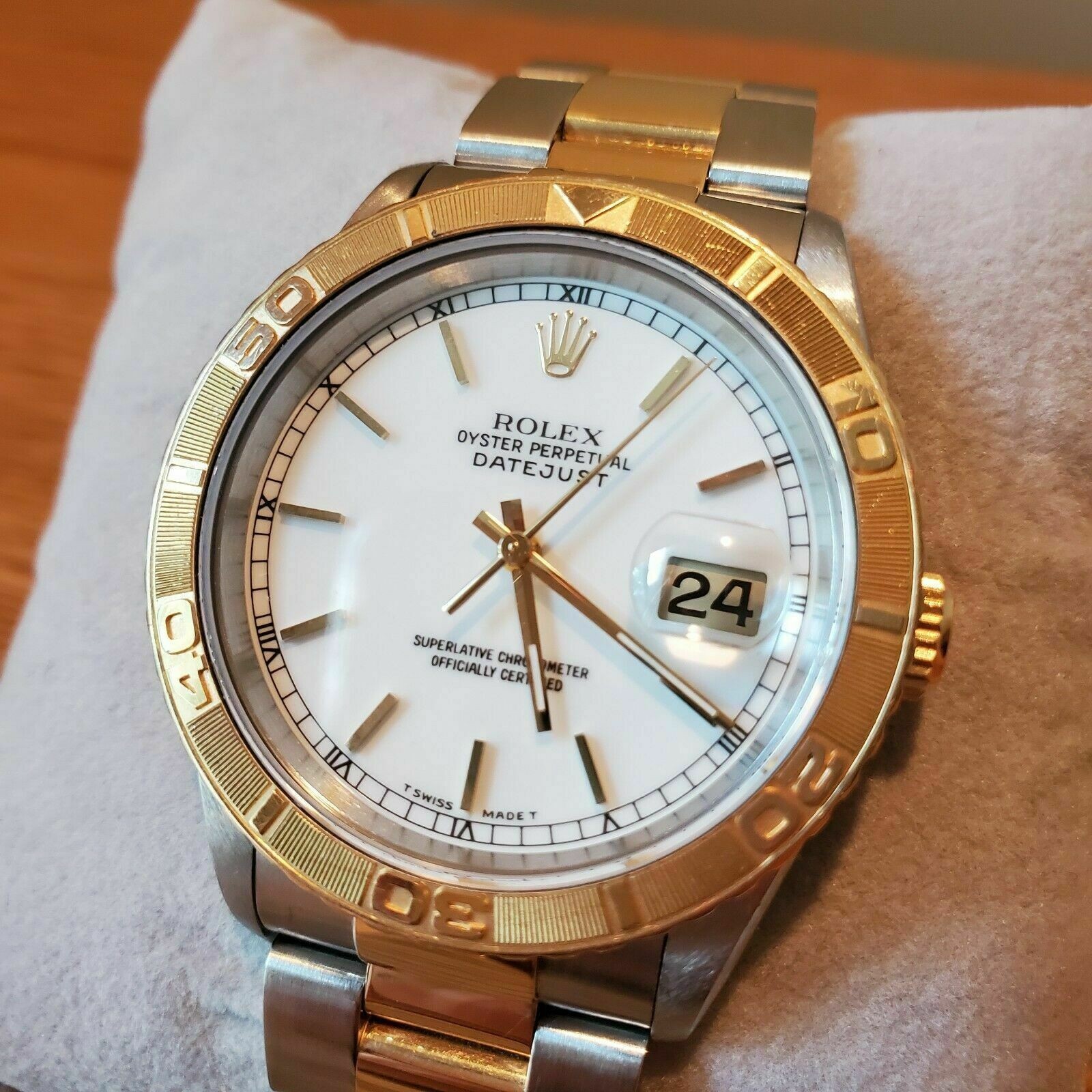 Rolex 16263 Datejust Turn-O-Graph Thunderbird 36mm – 18k Gold and Stainless