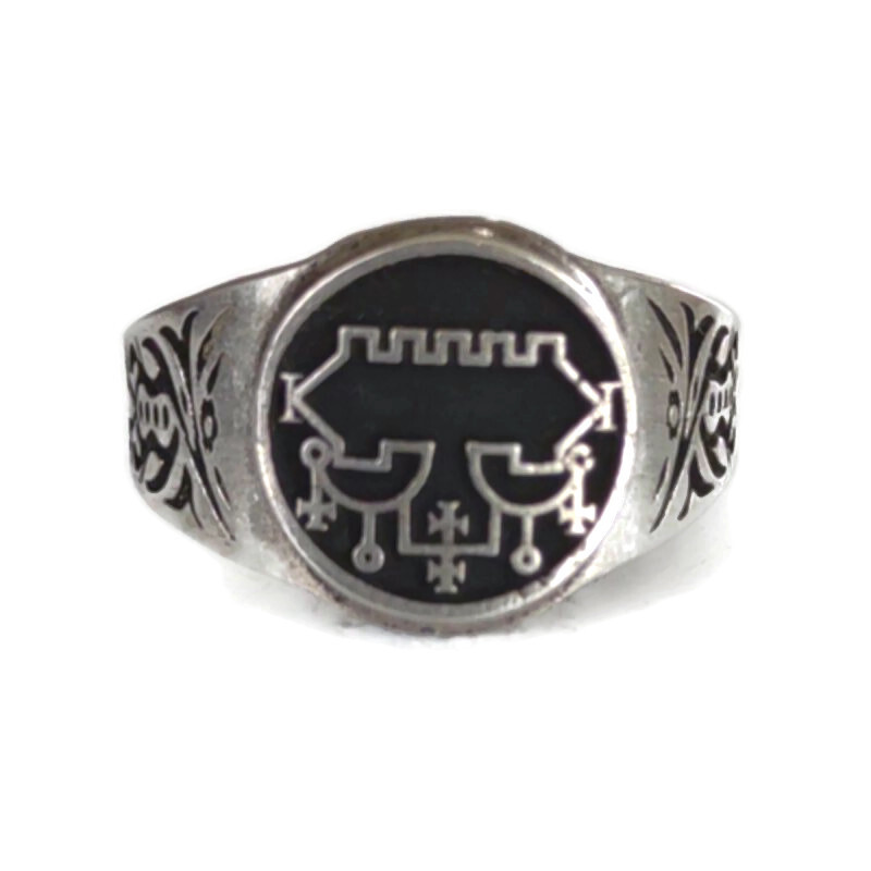 #68 Beliel Sigil Ring Lesser Key Goetic Demons + Optional pendant