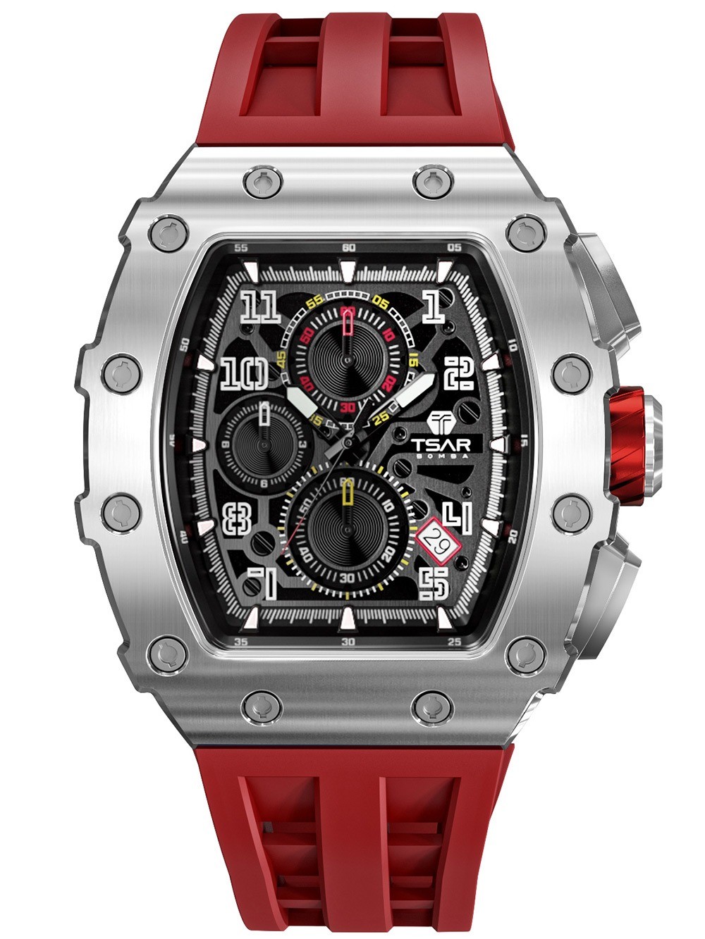 Tsar Bomba TB8204Q-33 Mens Watch Elemental Chronograph 44mm 5ATM
