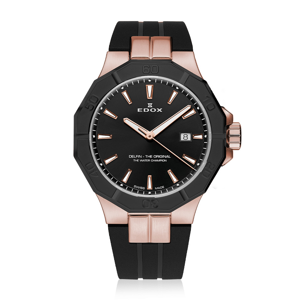 Edox Men’s Delfin The Original 43mm Quartz Watch 53021-37RNCA-NIR