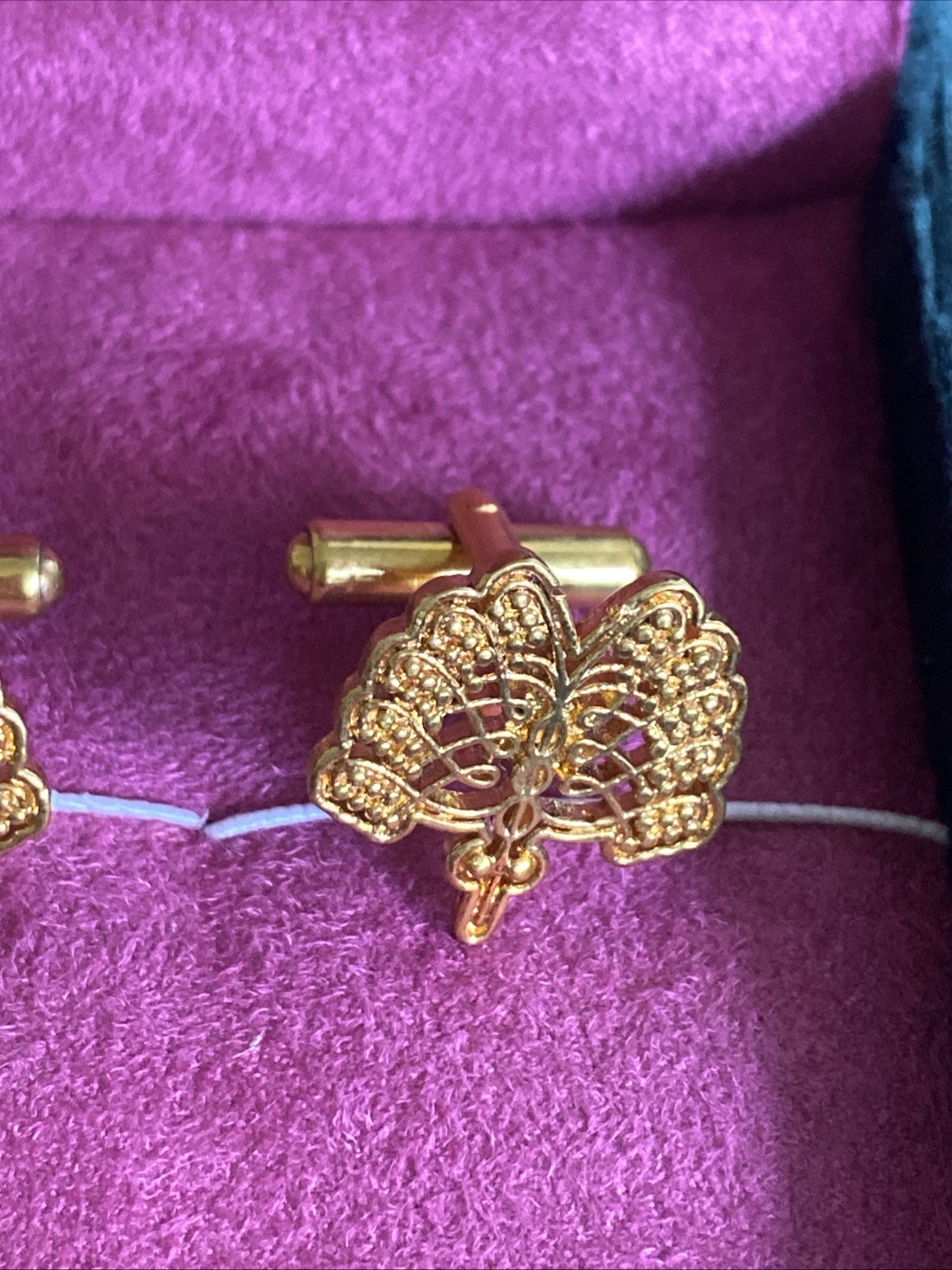Vintage Raffles Hotel Singapore Cufflinks Made In England in Original Box