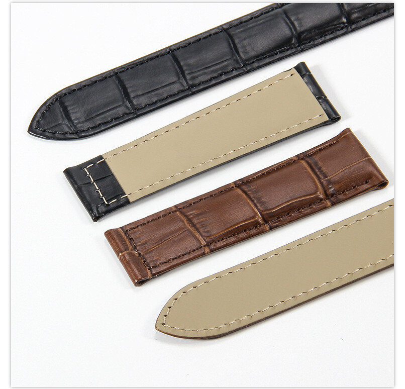 Single Ended Genuine Leather Watch Band Strap for Ctier 16 17 18 20 22 23 25mm