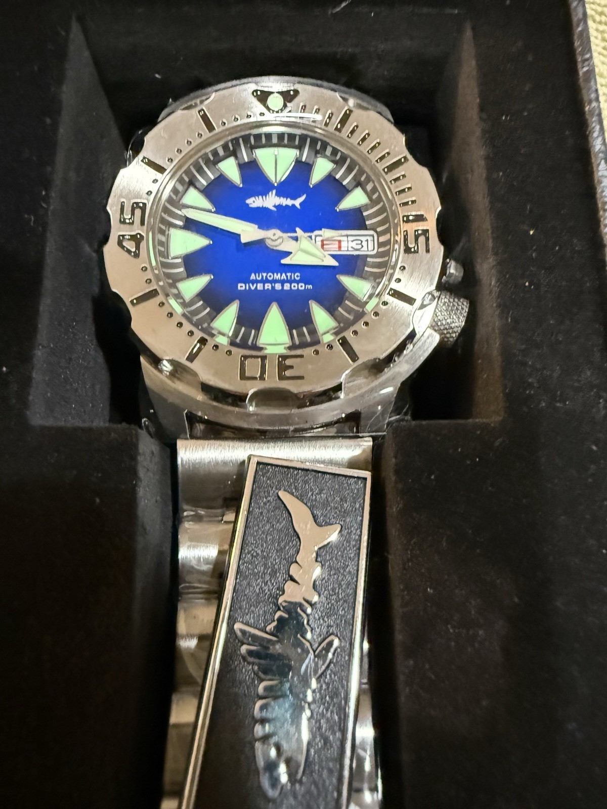 HEIMDALLR SHARKTOOTH MONSTER Blue Dial