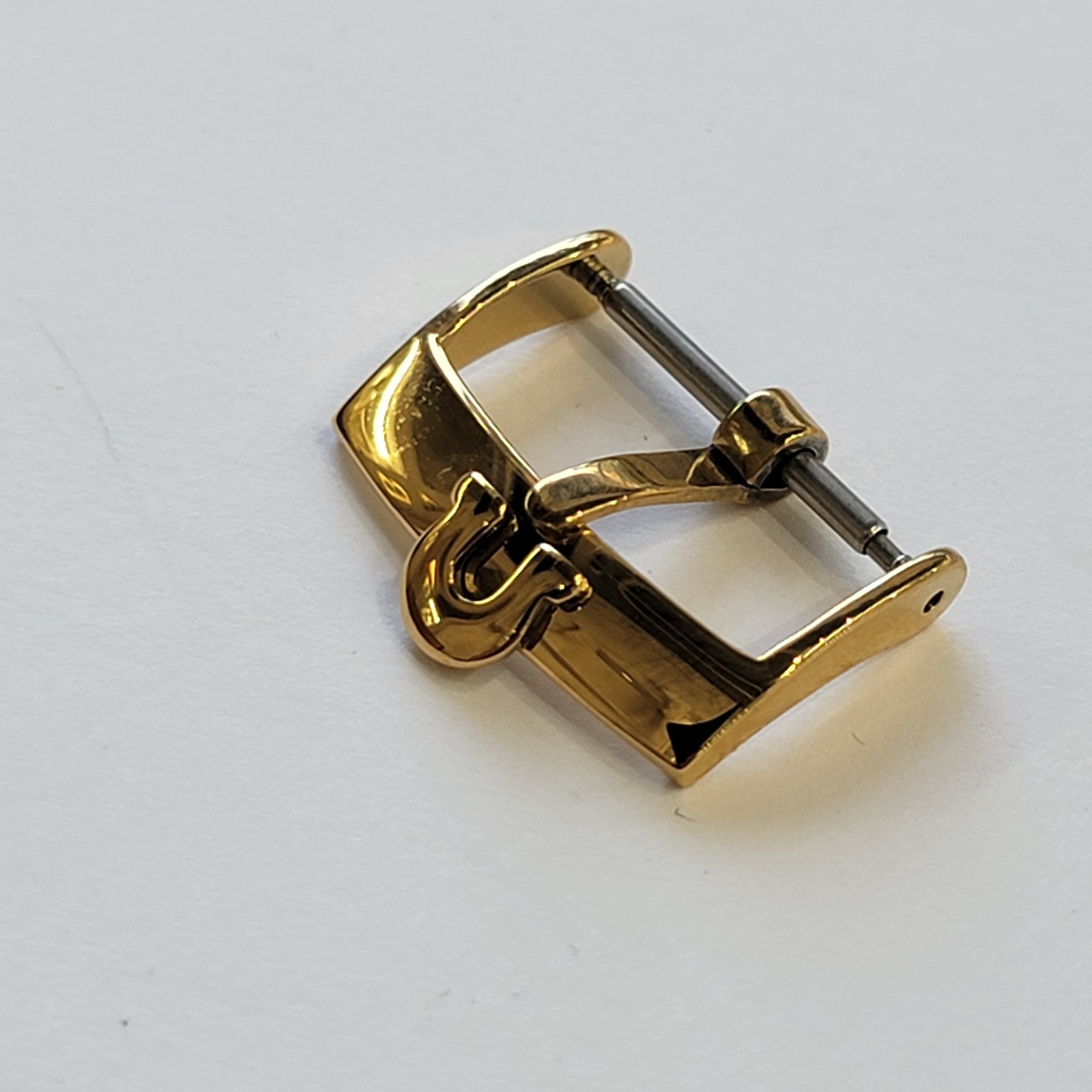Omega watch buckle 18mm Gold plated BKL7