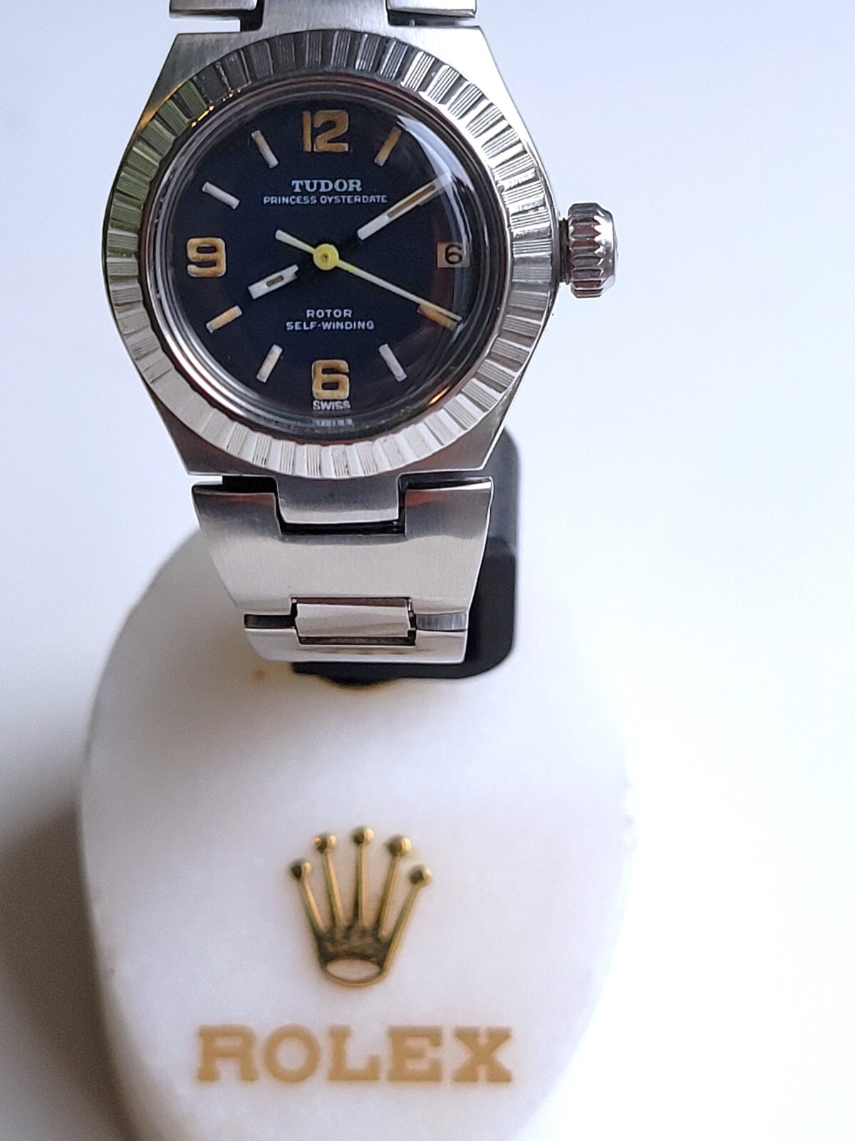 Tudor Princess Oysterdate Ranger Auto Blue Dial 9311/0 Vintage 26m Women’s Watch