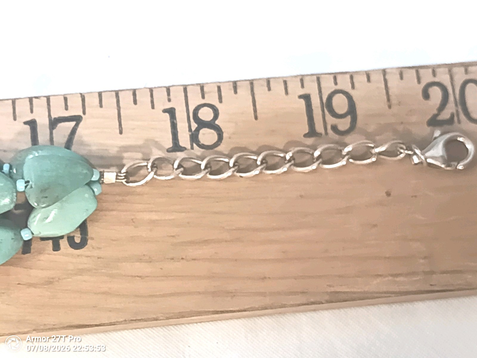 Chunky 3-Strand Genuine Turquoise Nugget Necklace Sterling Silver 925 Clasp 50g