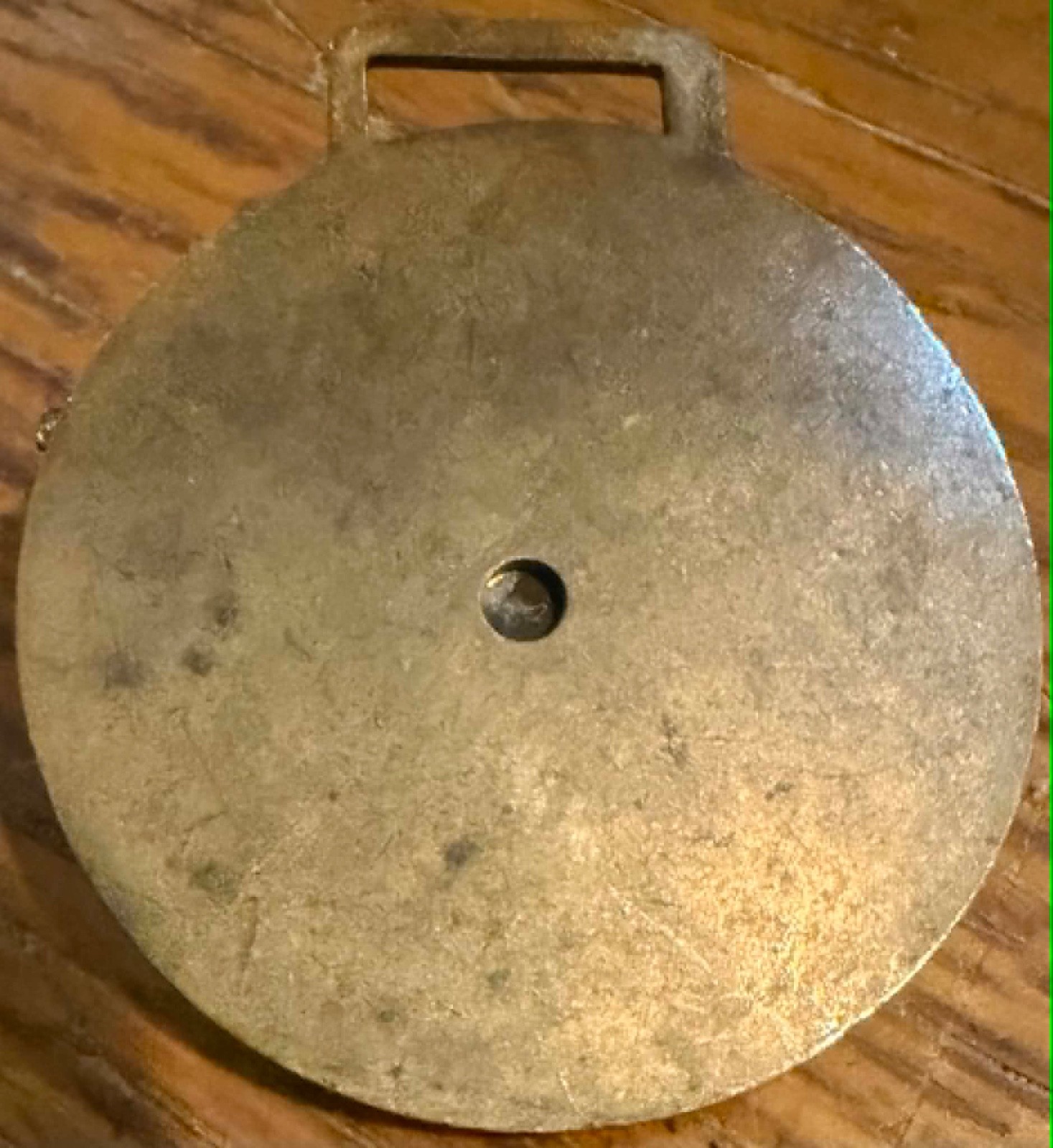 Watch fob: Dog–plastic, Bakelite, jet or other black material; brass (Lot #350)