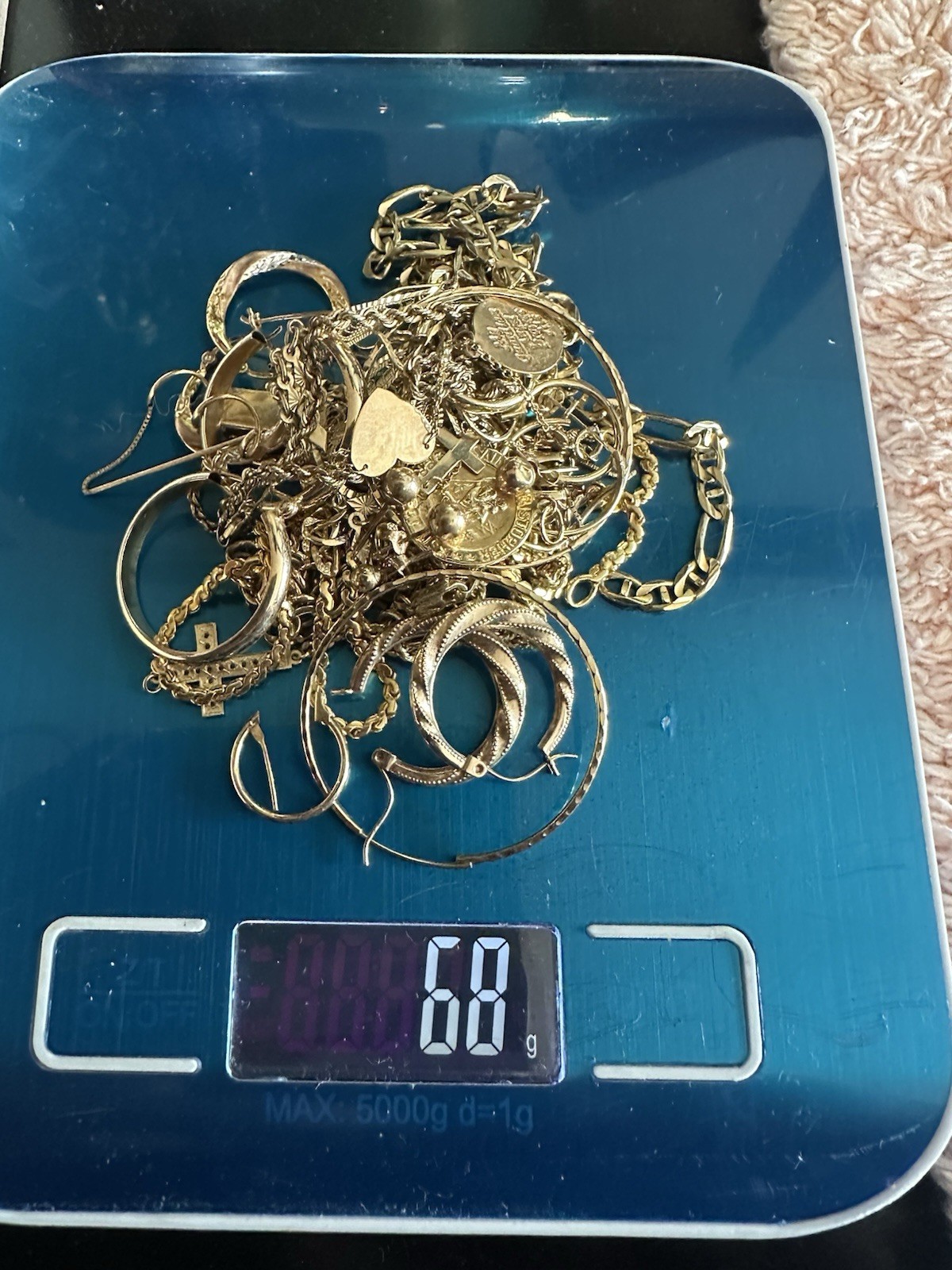 Huge 14k And 10k Gold Jewelry Lot For Resellers