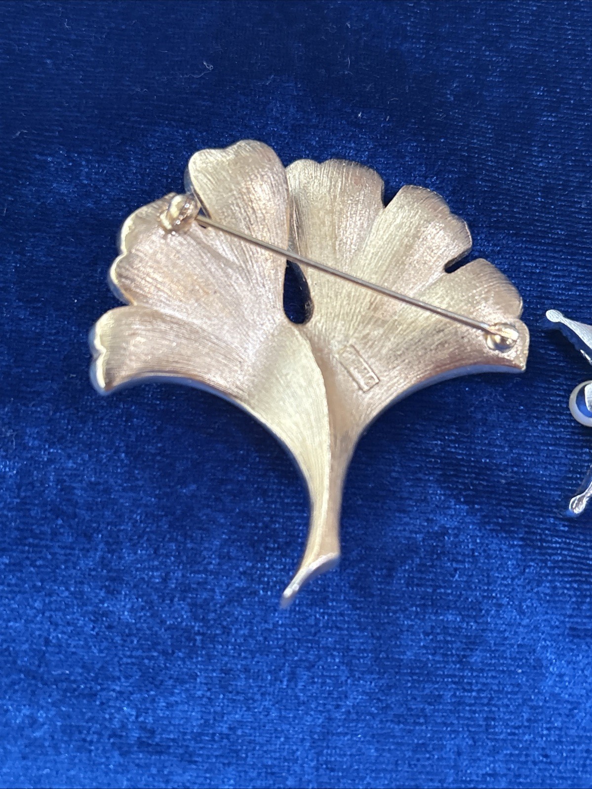 Vintage Crown Trifari Brooch Lot Of 3. All Signed. All Plated. 1 Maltese Cross