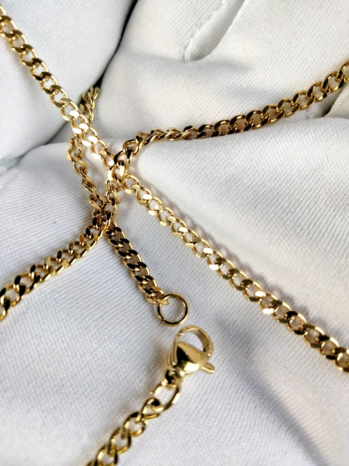 Invicta Elements Modern Men Gold Tone SS Pendant + Chain In Black Jewelry Pouch