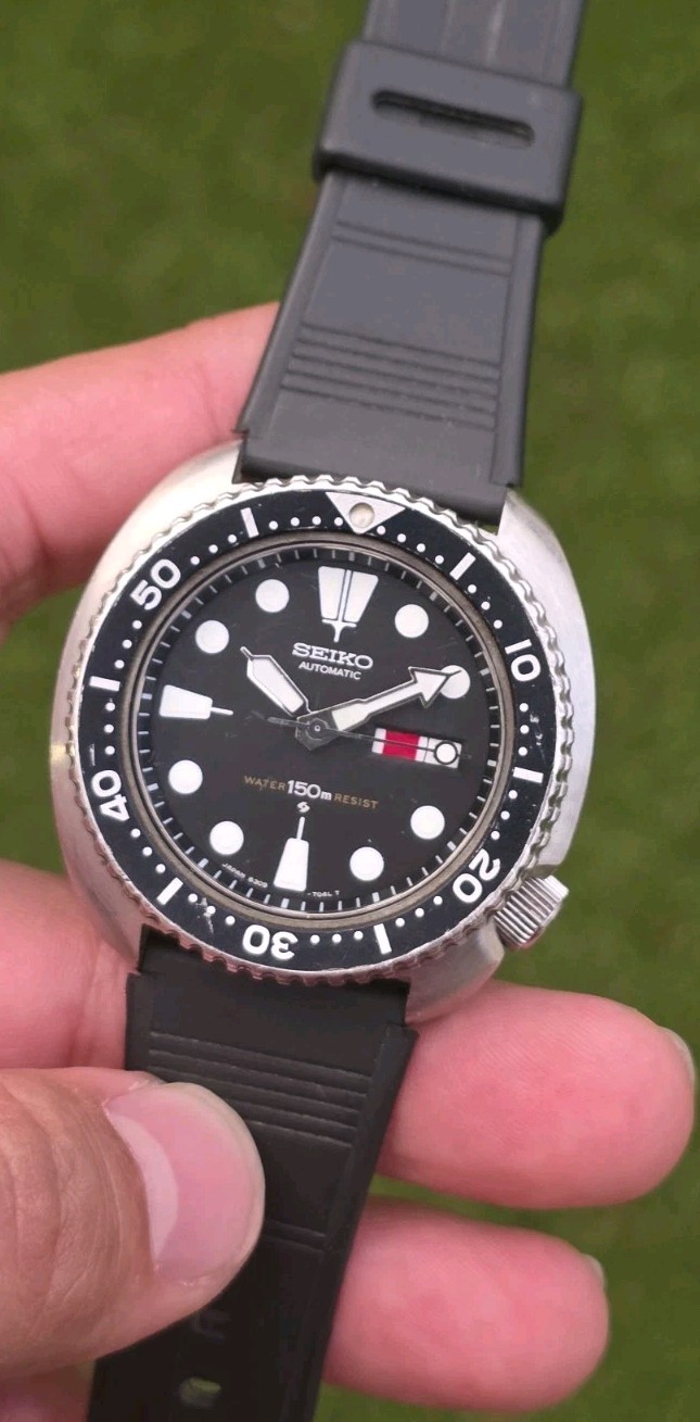 VINTAGE 1980 SEIKO 6309 7040 AUTOMATIC TURTLE DIVER Men’s Watch All ORIGINAL