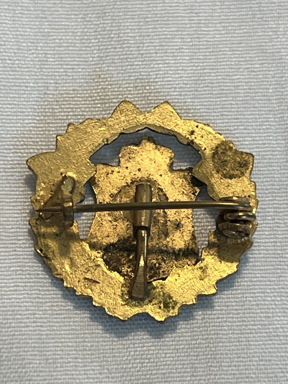 Vintage KEITH Clan Coat of Arms Enamel Heraldic Brooch Pin Scotland Crest