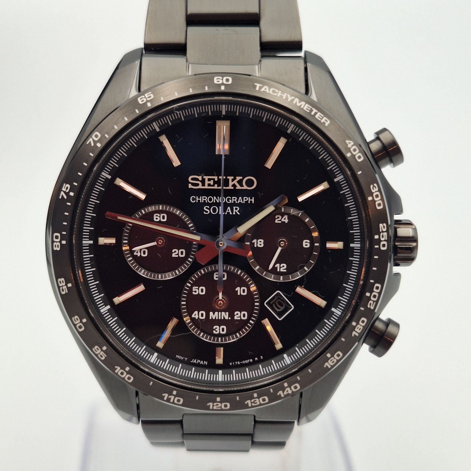 Seiko solar chronograph V175 0FA0 black Seiko selection SEIKO SELECTION SBPY165