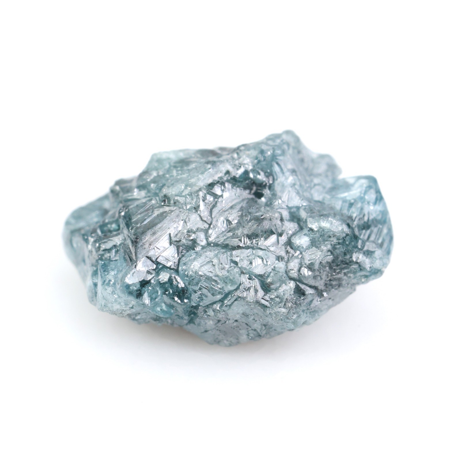 1.08Ct Natural Blue Rough Diamond Loose Raw Uncut Diamond For Use Bridal Jewelry