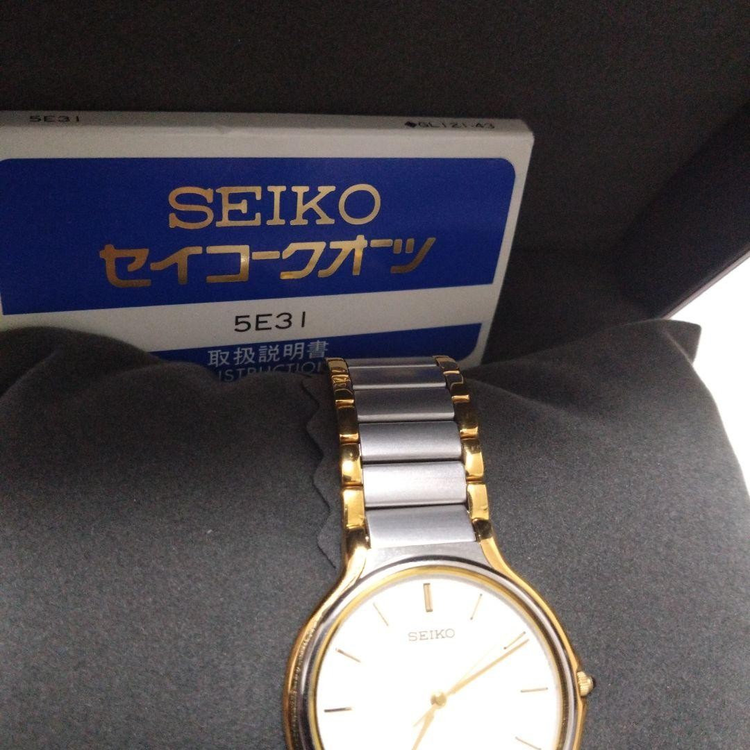 SEIKO Dolce Full Komma Quartz Watch & 3.2cm Size / 20cm Wrist Authentic