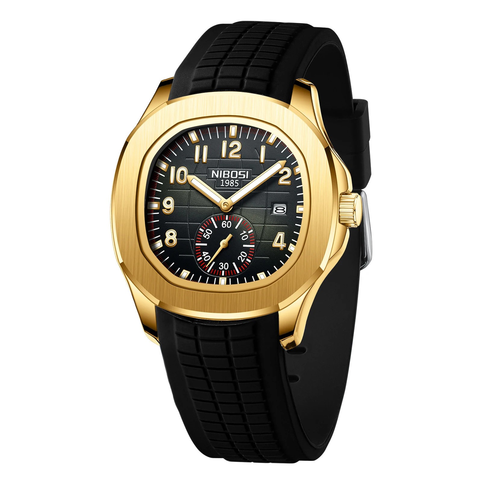 NIBOSI Men’s Sport Quartz Watch Luminous Waterproof Date Wristwatch