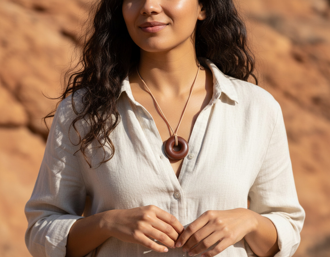 Orgonite® Energy Pendant – Sedona Red Rock Vortex Necklace – Orgone Generator®