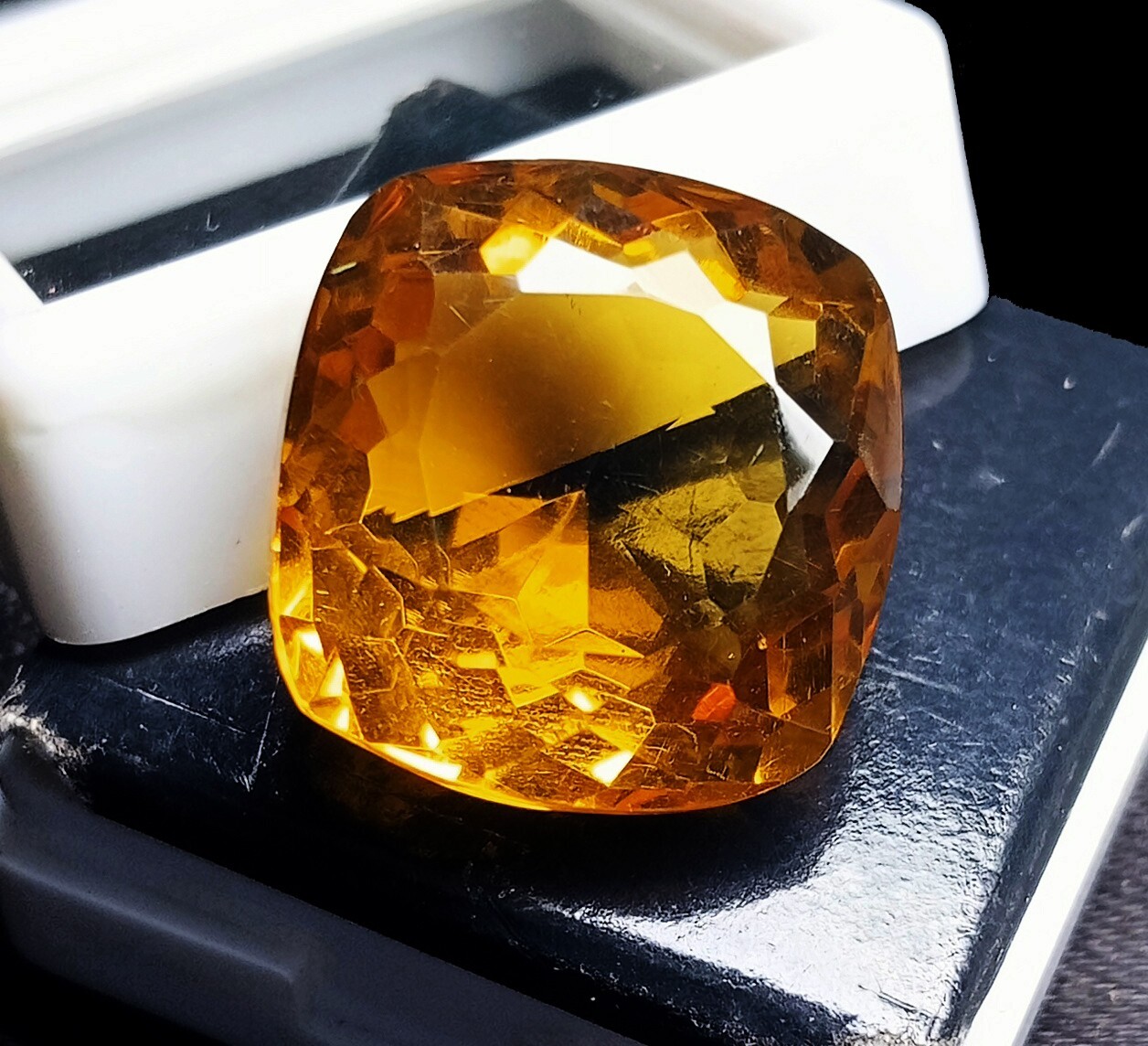 20-22 Ct Natural Cushion Cut Yellow Topaz Brazilian EGL Certified Loose Gemstone