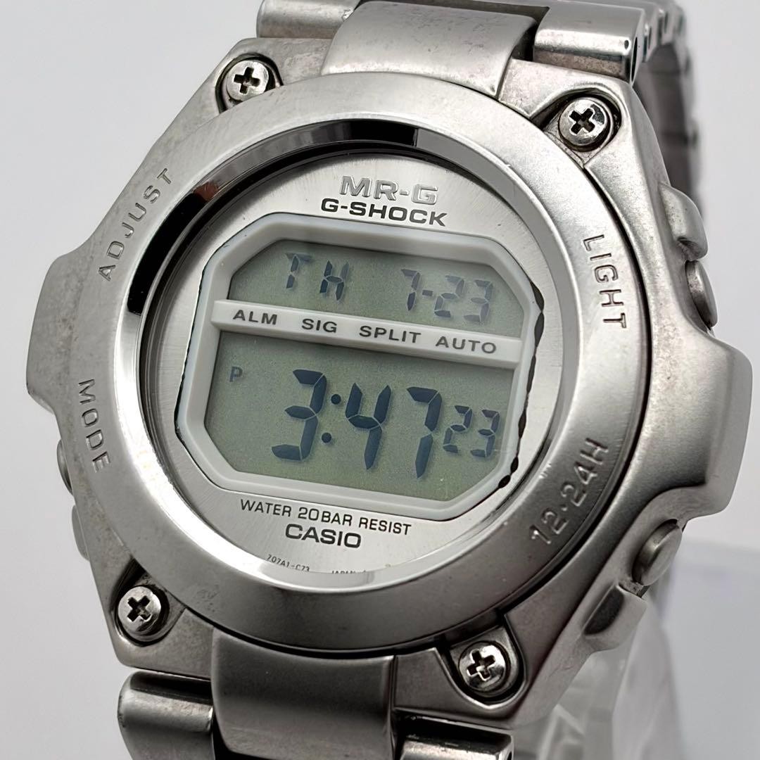 Casio MR-G First Generation Full Metal Digital Grey Watch Japan 0714560