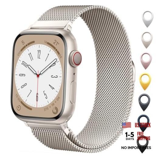 Original Milanese Loop Compatible 38mm/40mm/41mm/42mm（Series11 10 ） A-Starlight
